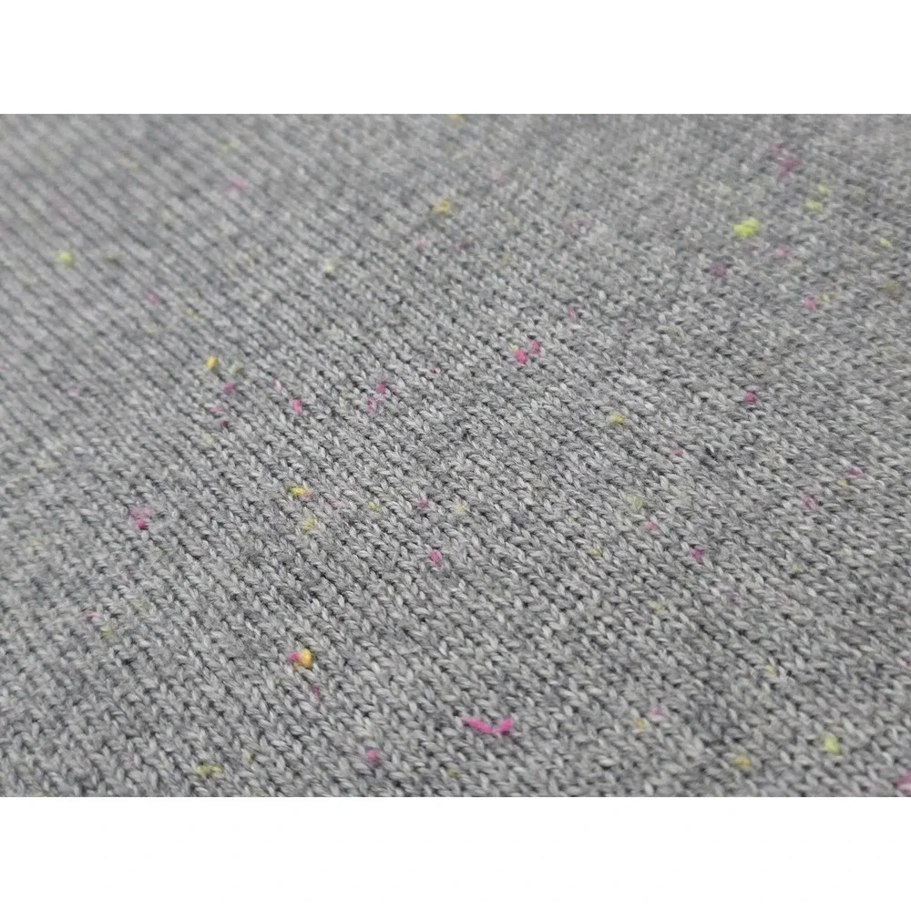 OLD NAVY Womens Size L Gray Speckled‎ V Neck Long Sleeve Sweater